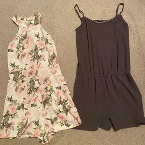 Rompers (size small)